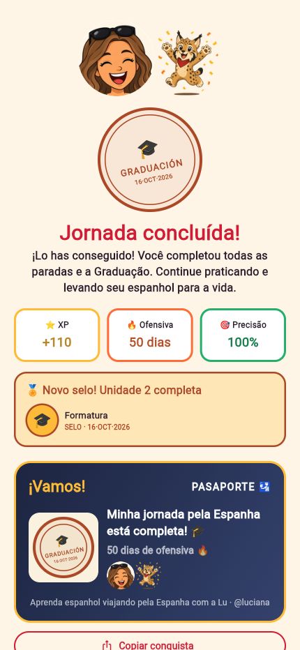 Celebre suas conquistas