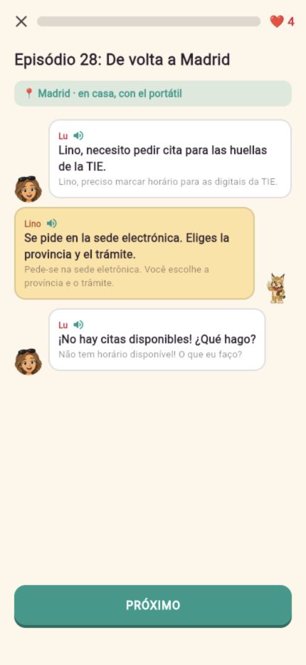 Espanhol para a papelada
